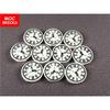 10pcs / Lot White Tile Round 2 X 2 Clock Including Roman Numerals Simple Pattern Learning Building Blocks DO-IT-YOURSELF Playthings Children Xmas