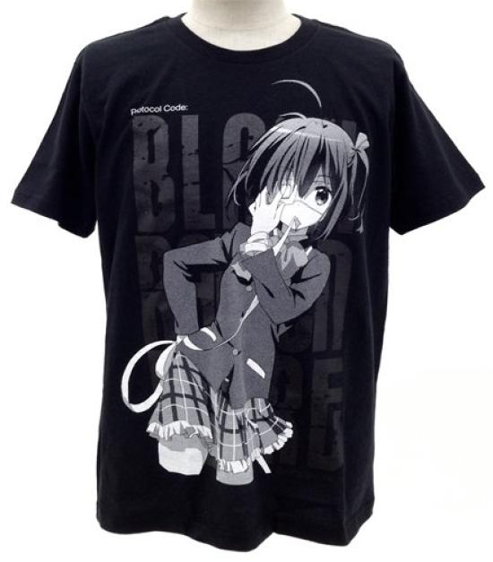 Chunibyo Other Takanashi Rikka Black XL Love, & Delusions! T-shirt Size