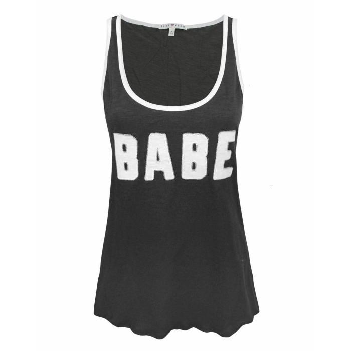Junk Food Womens/Ladies Babe Tank Top XS noir
