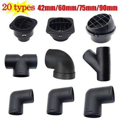 42 מ"מ/60 מ"מ/75 מ"מ/90 מ"מ צינור אוויר T Y מחבר צינור מרפק ליציאת מפלט של מחמם חניה דיזל Webasto