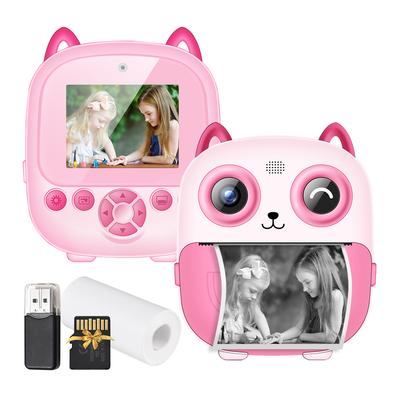1080P Kids Instant Print Camera Digital Camera for Kids Digital Video Camera Dual Lens 2.4 Inch IPS