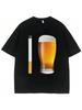 Vtipné Meme Tričko Cigareta a Pivo Humor Vtip Potisk Tričko 'unisex Wo'unisex Móda Léto Bavlna Ležérní Krátký Rukáv Streetwear