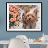 Diamond Painted Dog 5D DIY Animal Diamond Embroidery Cross-stitch Set Handmade Gift Home Decoration