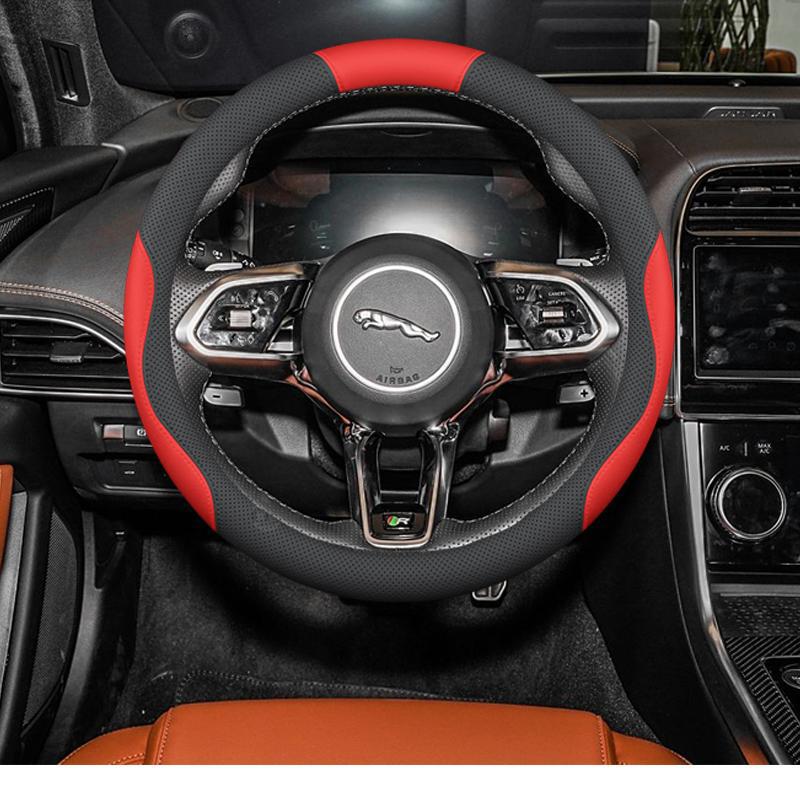 Jaguar Steering Wheel Cover: Fits XEL, XFL, E-PACE, F-PACE, & F-TYPE