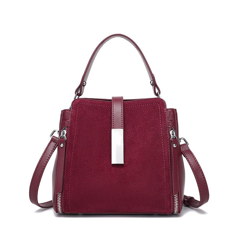 Women's Handbag, Vintage Cowhide Single-shoulder Bag, Elegant and High-end Crossbody Bag