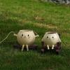 Creative Rocking Feline Planter Resin Swing Chair Design Decorative Flower Pot Fit for Modern Garden Weather Resistant