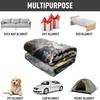 Wolf Flannel Blanket Soft Fluffy Wool Sofa Bed Moon Wolf Green Blanket Gift