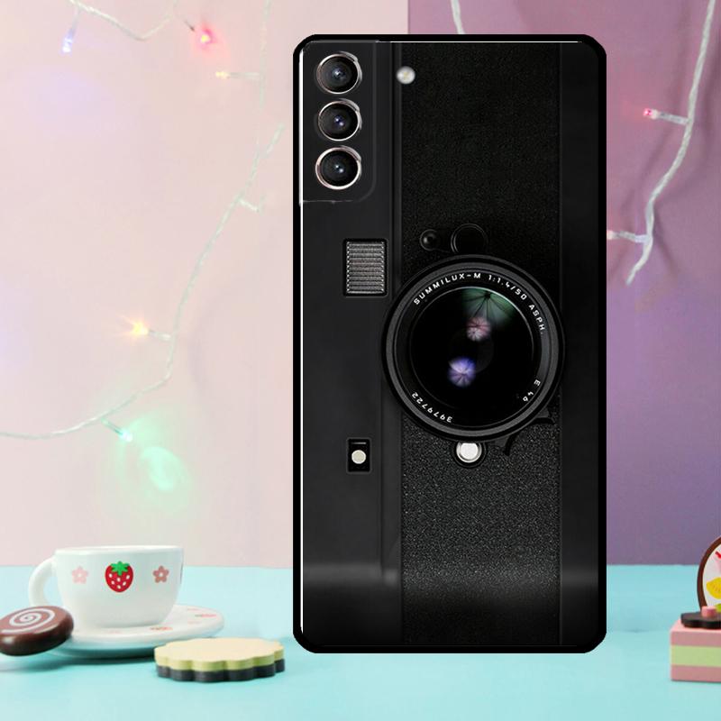 Retro Nostalgia Camera Phone Case For Samsung Galaxy S25 Ultra S20 S21 S22 S23 S24 Ultra Plus S9 S10 S25 FE Cover