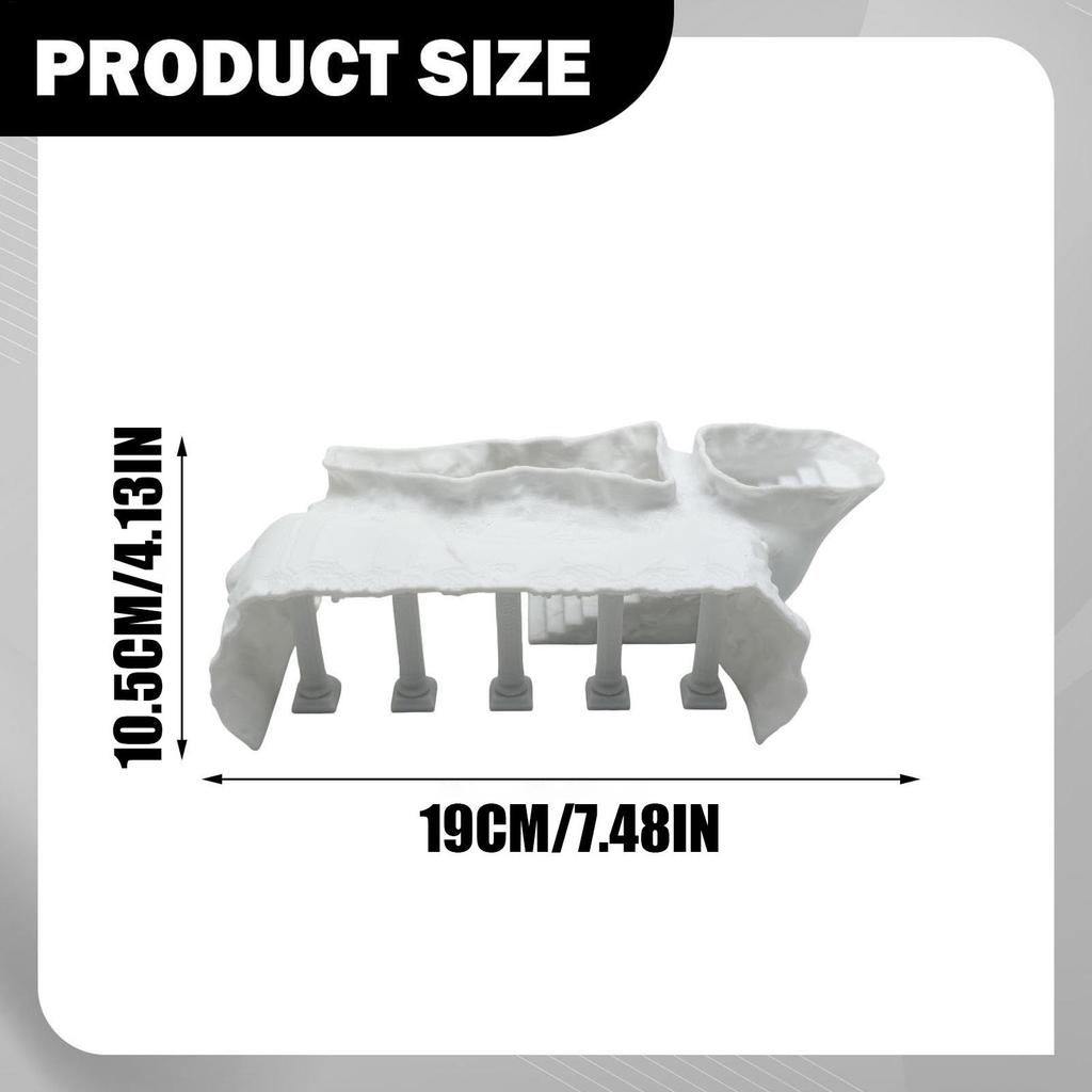 Aquarium Decorations Easy Installation Fish Tank Decoration Cave For Bathrooms Kitchens Bedrooms Nursery Dormitory Apartment
