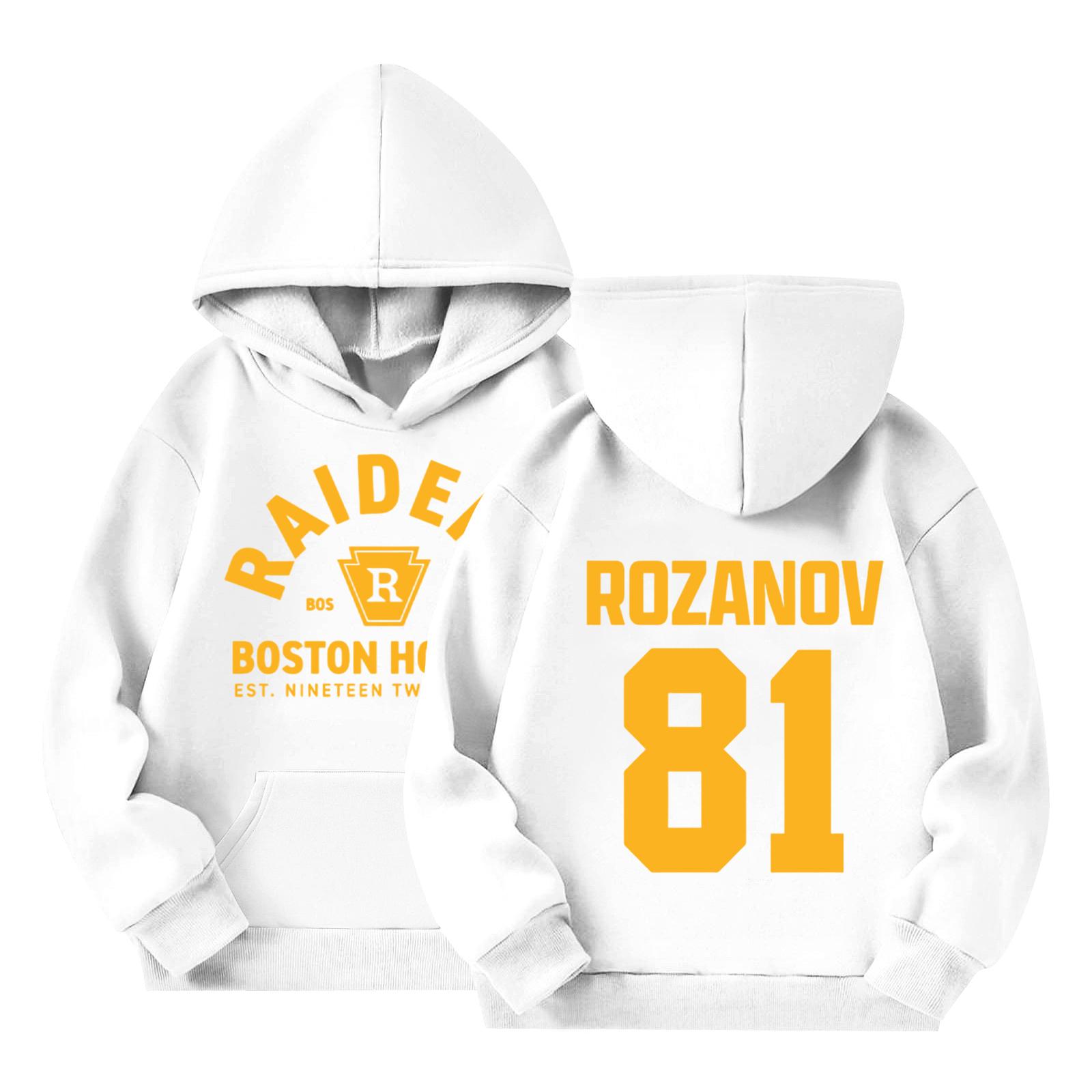 Детский пуловер с длинным рукавом, свободного кроя, с капюшоном и принтом в виде букв 160 белый