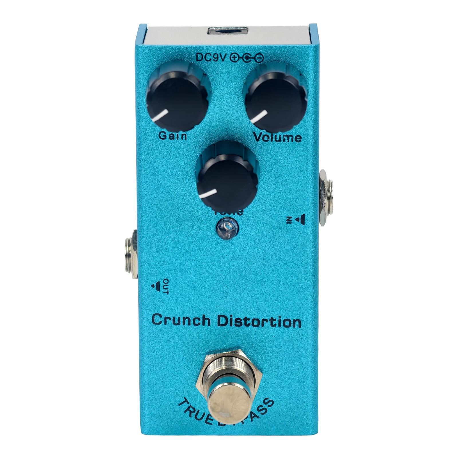 

Педаль для электрогитары Овердрайв/Дисторшн/Хорус/Дилэй/Тремоло/Аналоговый Дилэй True Bypass, Прочная конструкция для универсальных тонов