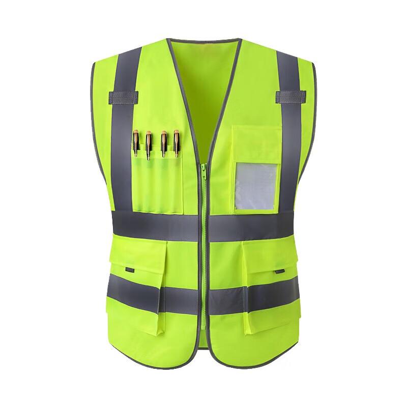 Tri-polar High-Visibility Multi-Pocket Reflective Safety Vest