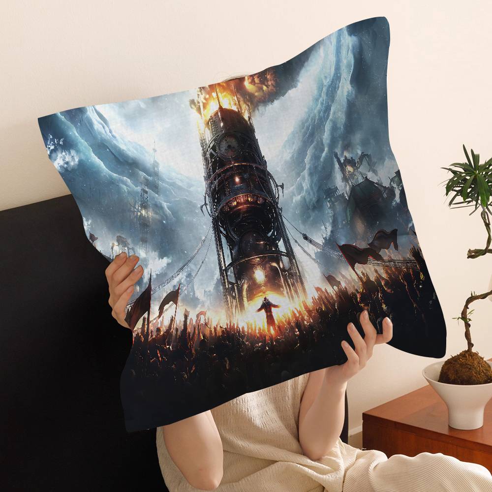 Game F-Frostpunks Personalized Pillow Cover Kids Bedroom Wild Party Decor Pillowcase Kid Birthday Shower Gift