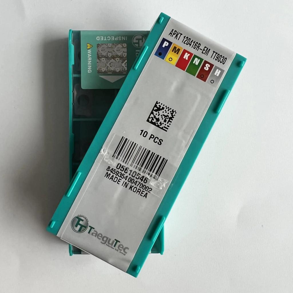 TaeguTec / APKT120416R-EM TT9030 /Original genuine CNC alloy blade 10 PCS