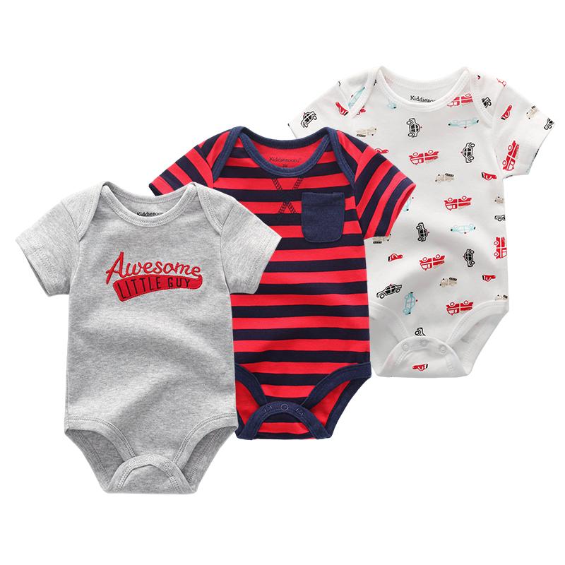 

3 шт., комбинезон для маленьких мальчиков и девочек, комплект хлопковой детской одежды, летняя одежда для детей 0-12 месяцев, милый комбинезон с героями мультфильмов, пижамный комбинезон, боди, комплект для новорожденных 9-12Months