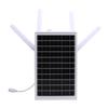 12W Solar Powered 4G LTE Modem Router 300Mbps Solar WiFi 6 Extender with SIM Card Slot 18000 MAh Battery 150M Long