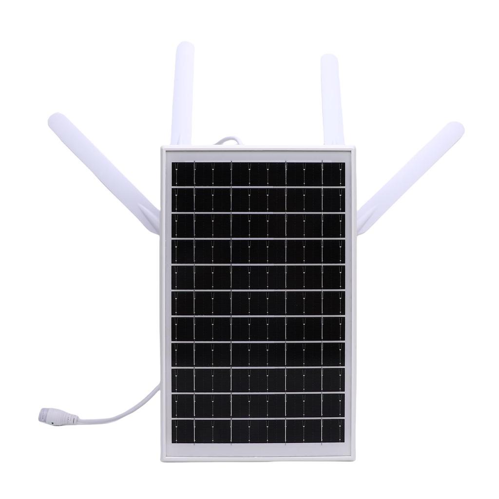 12W Solar Powered 4G LTE Modem Router 300Mbps Solar WiFi 6 Extender with SIM Card Slot 18000 MAh Battery 150M Long