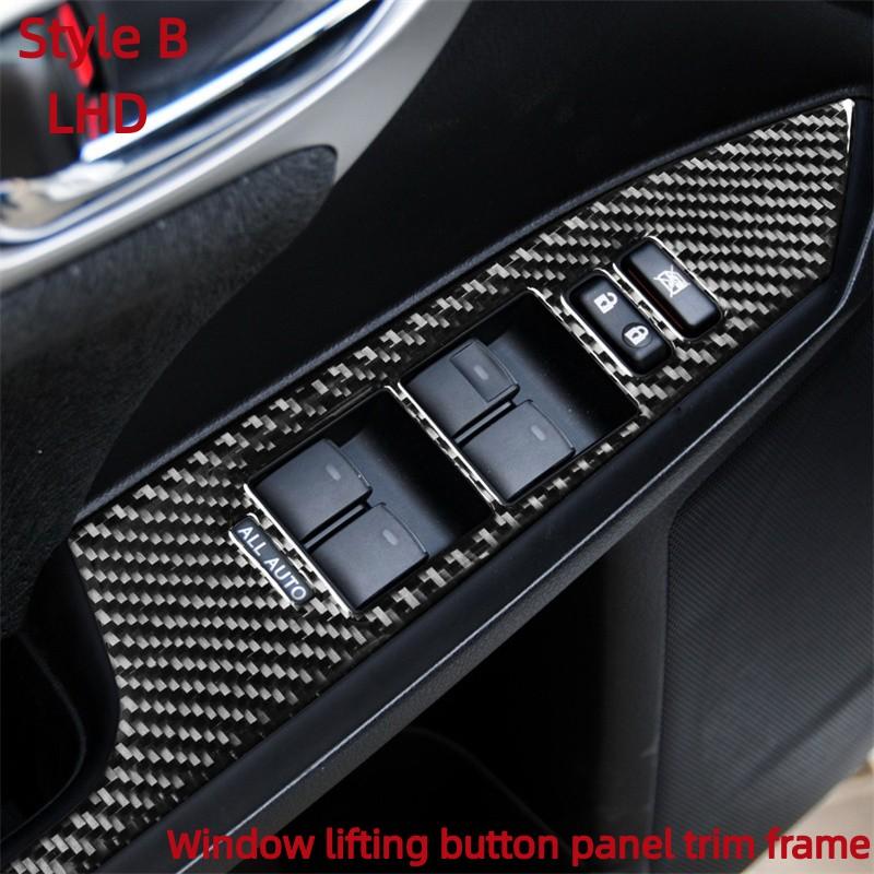 Set complet de autocolante auto din fibră de carbon pentru 11-17 Lexus CT Consolă centrală interioară Priză aer pentru bord Reglarea farurilor acoperiș