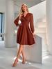 Women's V-Neck Spring/Summer Trendy Dress - European & American Style