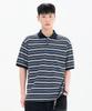 CHASECULT Men'S Striped Short Sleeve Collared T-Shirt-Fbrk5712D04