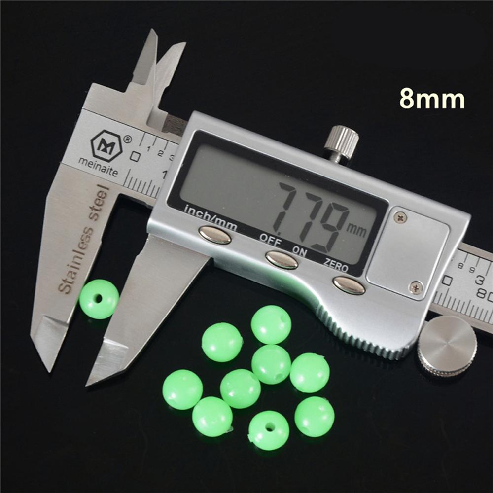 500pcs/lot Luminous Shape Sea Fishing Beads Light Soft Lure Round Floating Float Tackles Accessories Premium Quality 3mm-12mm