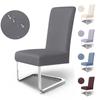 1/2/4/6Pcs Solid Color Dining Chair Cover Elastic Chair Slipcover Universal Seat Protector Cover For Party Wedding Banquet El