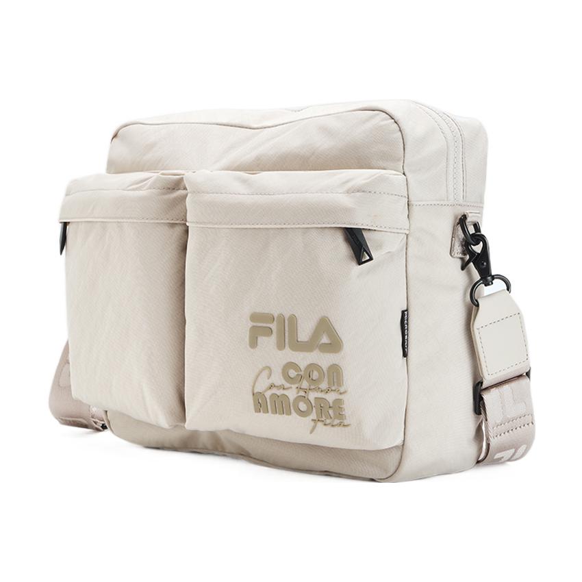 New FILA Fabric Shoulder Bag Regular Men's Ecru F13M329101F-IV