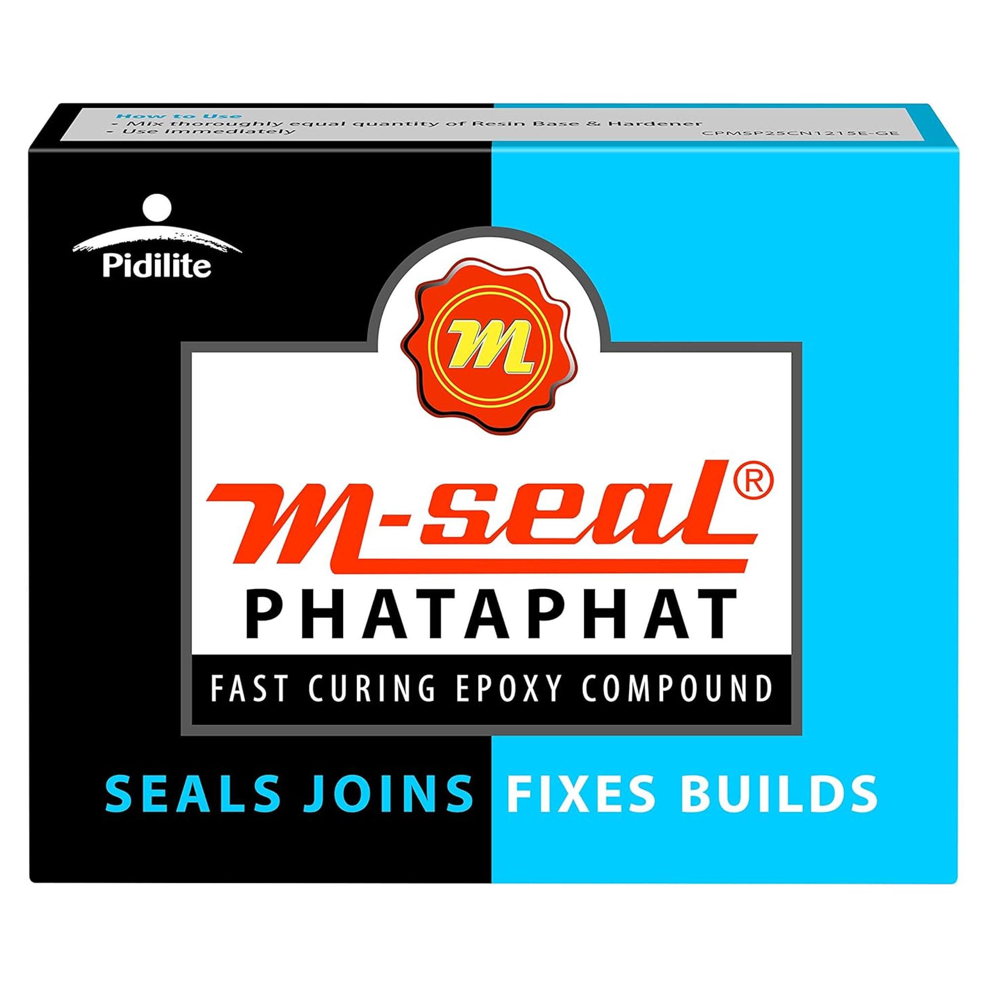 

Pidilite M-Seal Phataphat Fast Setting Epoxy Putty 25g For Leakage Repair Bonding Gap Filling Sealing Adhesive