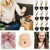 1PC Love Keychain Creativity Heart Shaped Design DIY Party Metal Gift 26 English Letters Keychain Marker Lobster Buckle