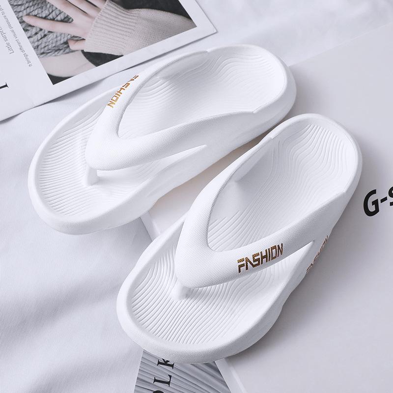 QUAOAR Pánské letní žabky Značkové sportovní žabky pro muže Jednobarevné EVA pantofle Pánské ploché nazouváky Ležérní plážová obuv