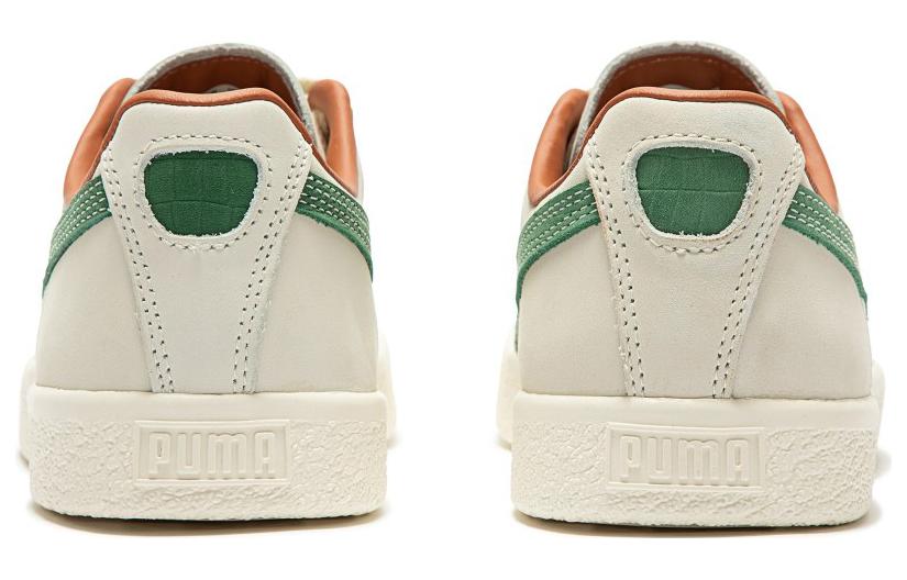 Puma Clyde Fg Blanco Impecable Verde Vid 391135-01