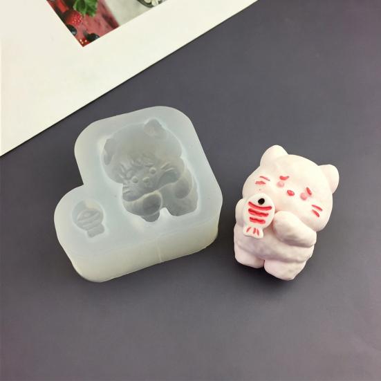 Yousheng Cartoon Animal Silicone Mold Food-Grade Baking Mold for Rice Balls Chocolate Resin Soap Cake Decorations Easy-Release Heat-Resistant DIY