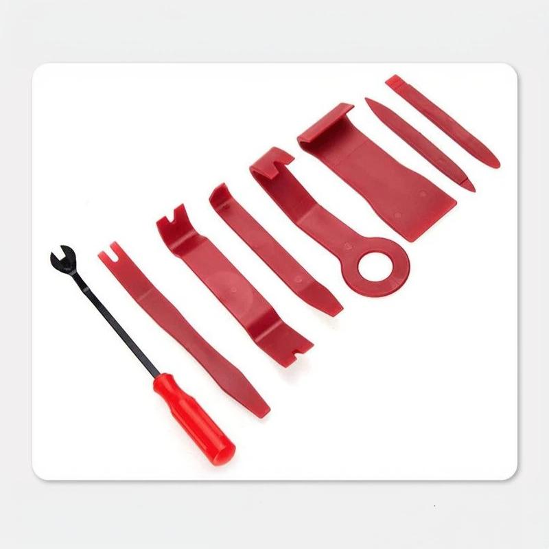 8Pcs ABS Car Hand Disassembly Tool Set Durable Auto Pry Kit for Stereo DVD Interior Panel Removal Modification