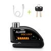 New Bike Motorcycle Alarm Disc Brake Lock 120dB Rechargeable Bicycle Moto Anti theft Alarm System Motorbike Accessories