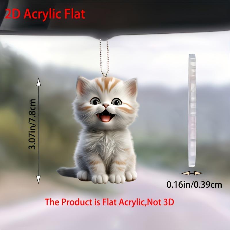 

Акриловый плюшевый котенок, украшение для зеркала заднего вида Standard