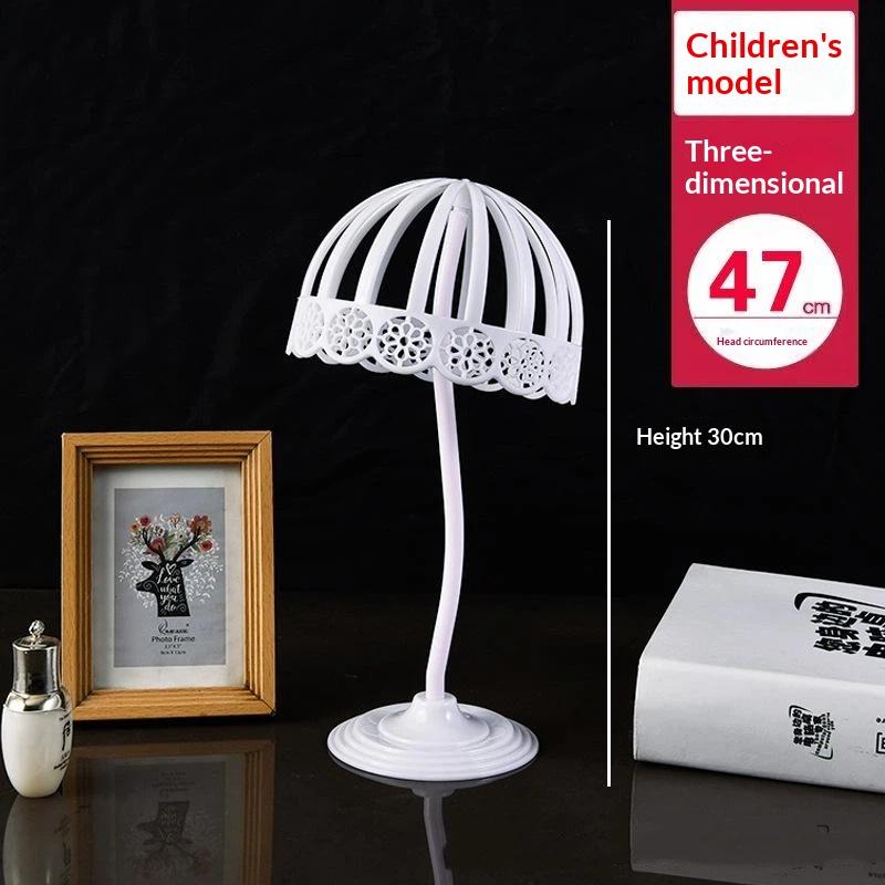 PP Hut-Ausstellungsständer Perücken Hut Kappe Aufbewahrungsregal Kein Bohren Mehrzweck-Kappenhalter Für Perücke Baseballkappe Aufbewahrung Heim-Shop-Dekor