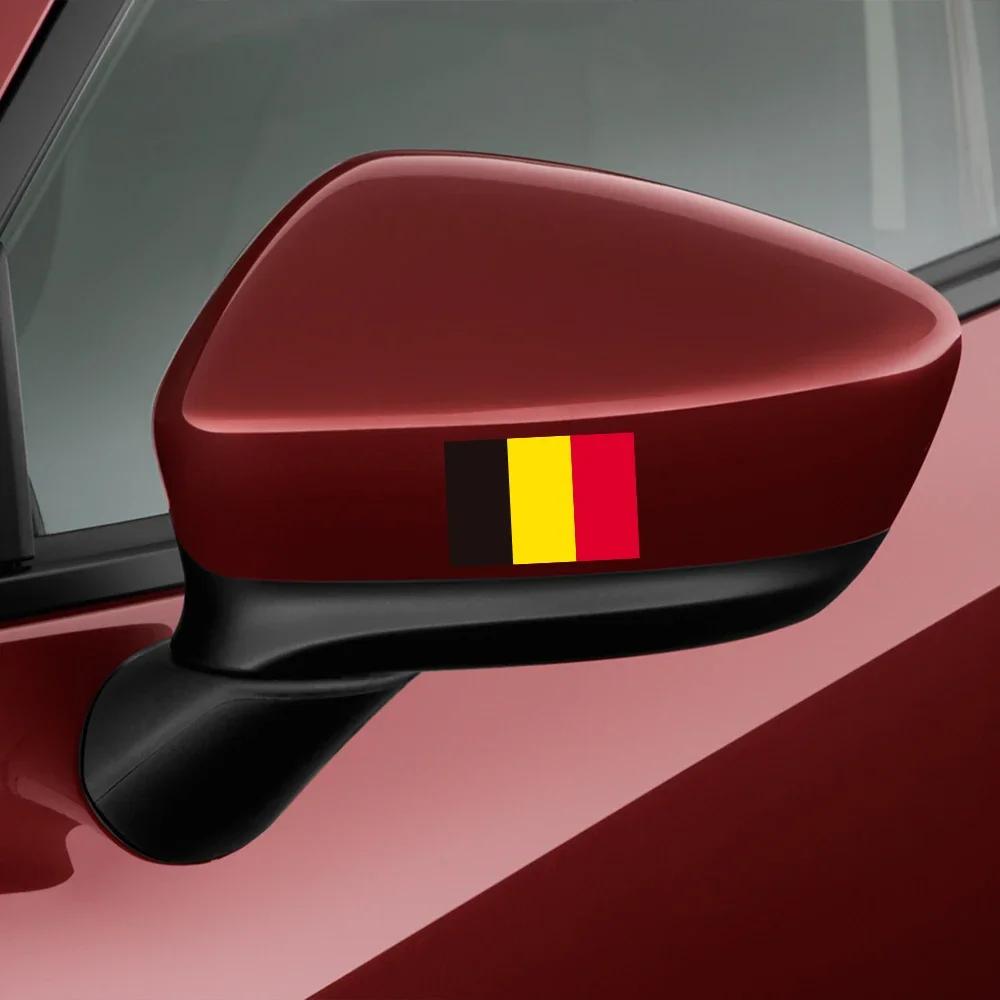 Adesivi Personalità per Auto Bandiera Belga Auto Moto Decorazioni Fai da Te Adesivo in Vinile Impermeabile Decalcomanie Stilistiche Accessori per Styling Auto