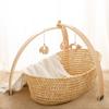 Wooden Fitness Rack Children Room Decorations Baby Play Gym Activity Pendants Wooden Hanger Mobile Crib Newborn Gift