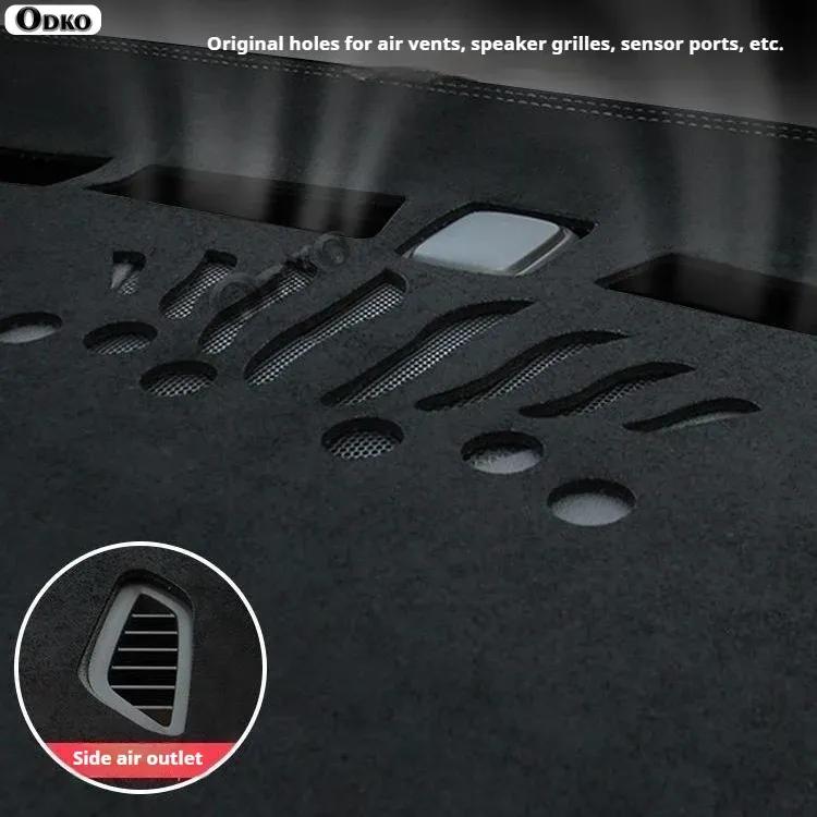 Car Dashboard Cover Car Avoid Light Pad Anti-Dirty Mat Sun Shade Pad For Chery Jetour X70S X70 Plus
