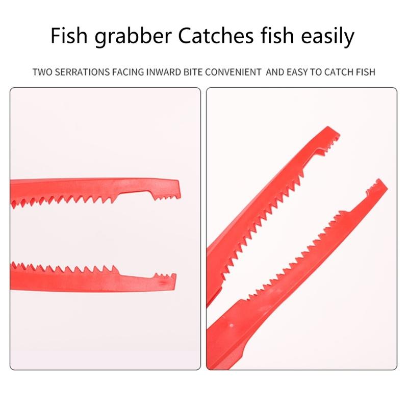 Fishing Fish Clip Hand Controllers Tackle Tool Fishing Body Grip Clamp Fishing Tongs Portable Fish Catching Clip