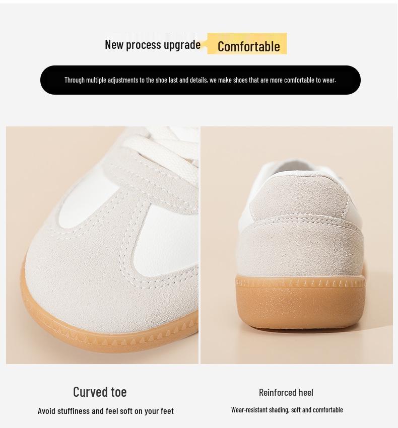 Bequeme Atmungsaktive Rutschfeste Lässige Sneakers mit Dicker Sohle im Deutschen Stil für Paare