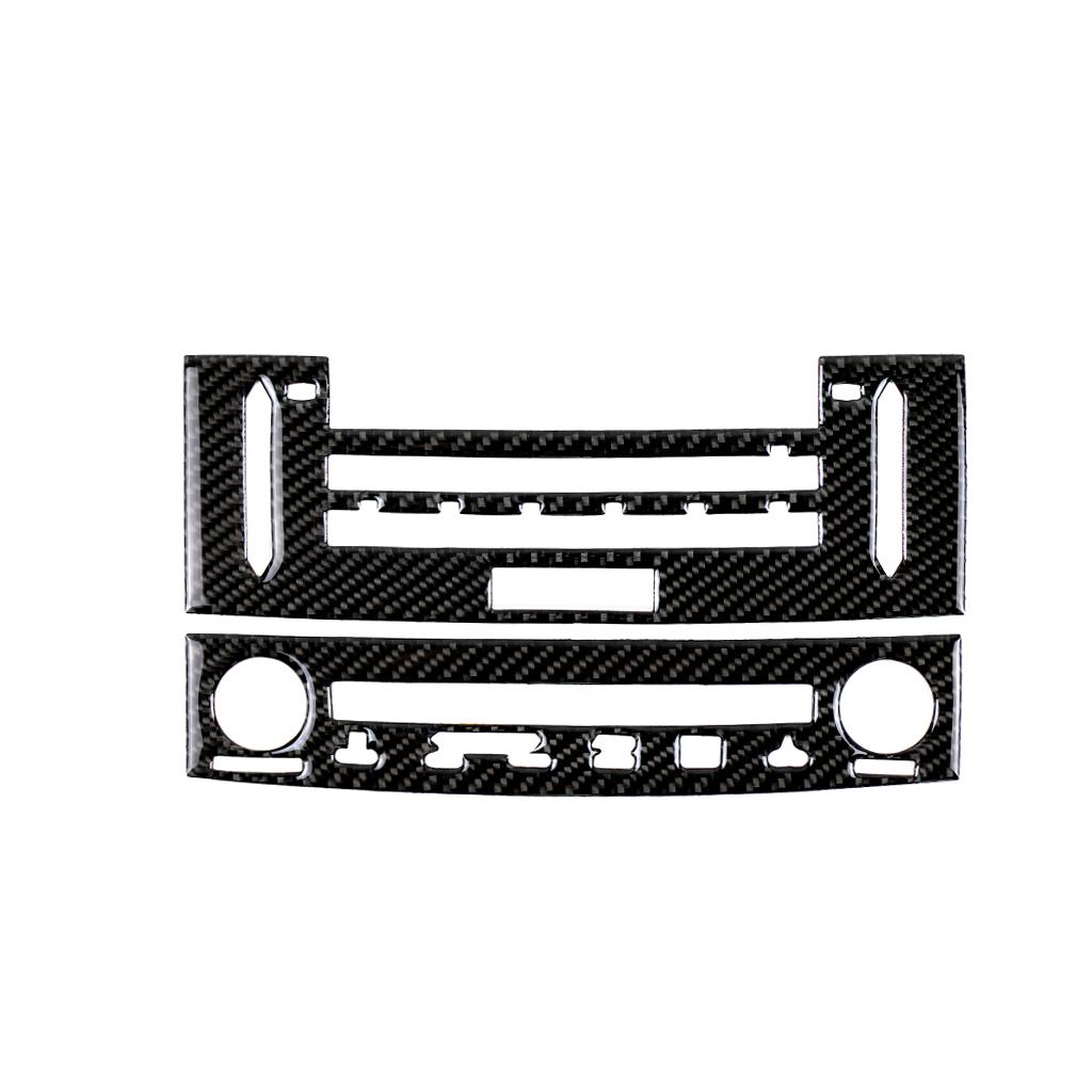For Lexus IS250 2013- Carbon Fiber Air Conditioning CD Control Panel Trim Cover Car Interior Decoration Accessories