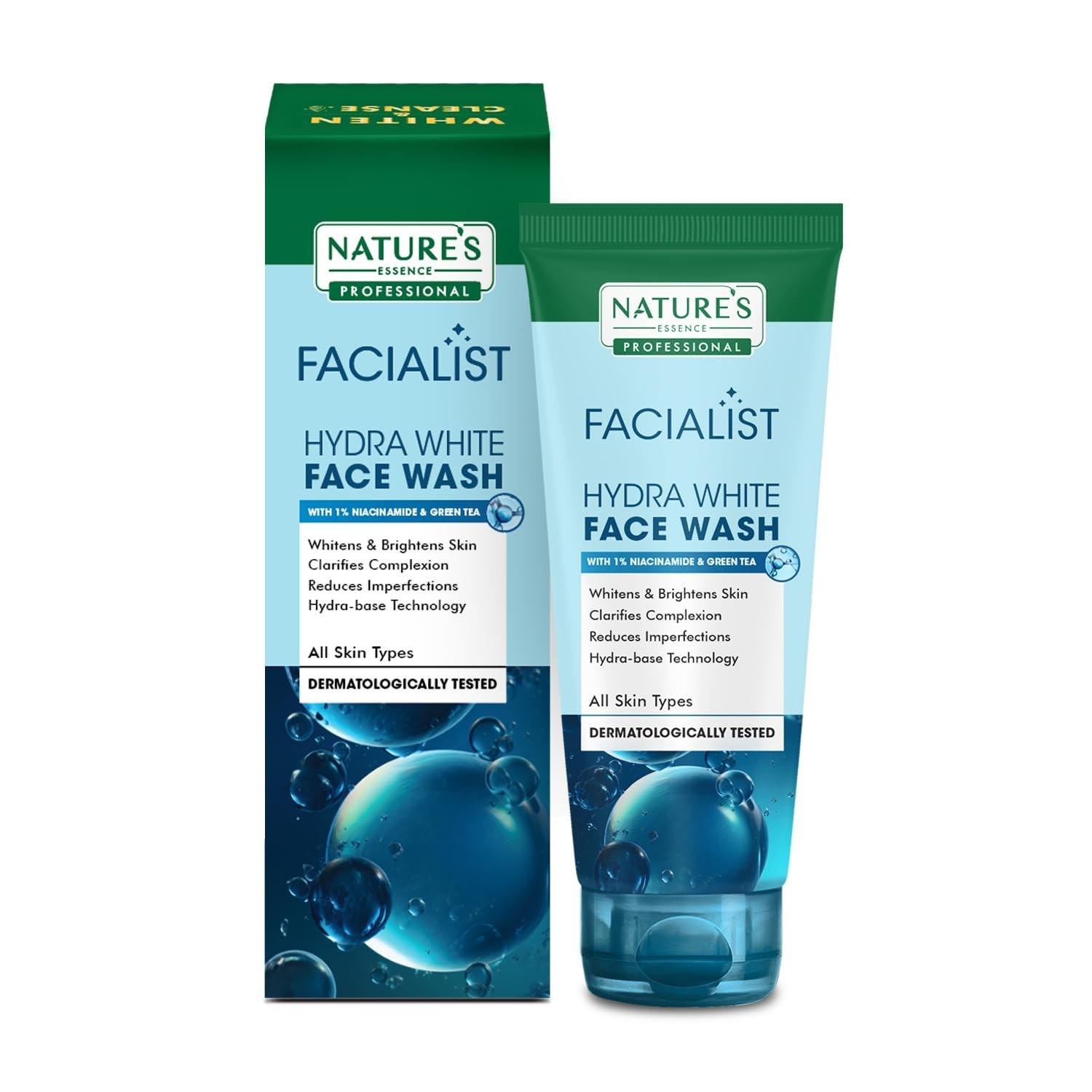 

@ NATURE S ESSENCE PROFESSIONAL Hydra White Face Wash For Women 100g Zr-2744-60%Off