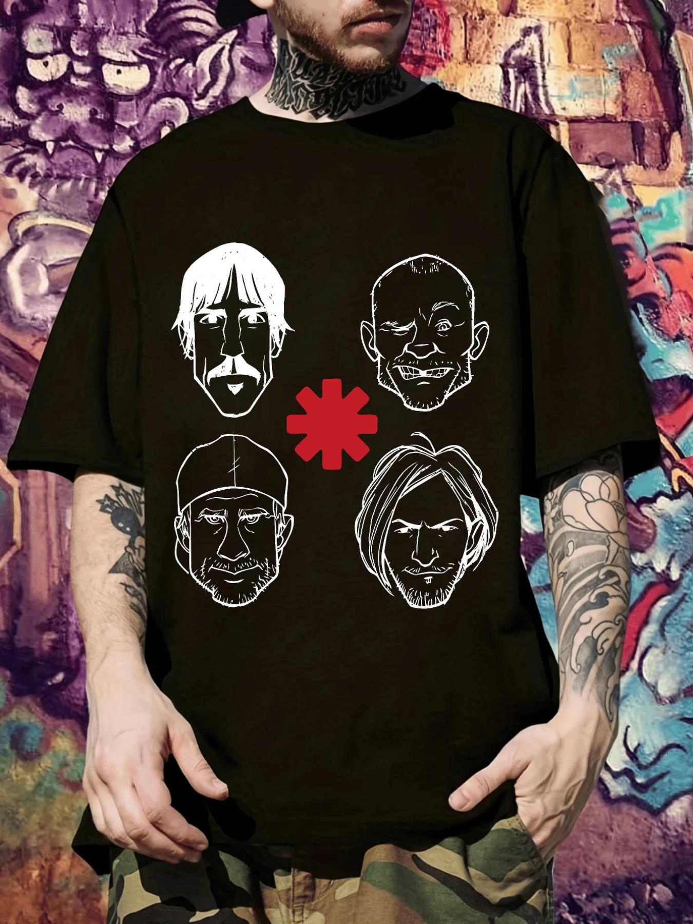 Graphic T-shirt - Black Tee with Red Cross S