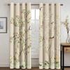 Chinese Troditional Culture Bird Flower Window Curtains In Kids Bedroom Living Room Hall Treatments Kitchen Decor Drapes Blinds
