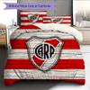 River Plate Pattern Bedding Home Decoration Birthday Gift (1 * duvet cover + 2 * pillowcase, without core)