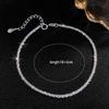 Popular Sparkling Necklace For Women Clavicle Chain Choker Silver Jewelry Wedding Party Birthday Gift