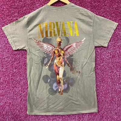 Nirvana In Utero Doppelseitiges T-Shirt