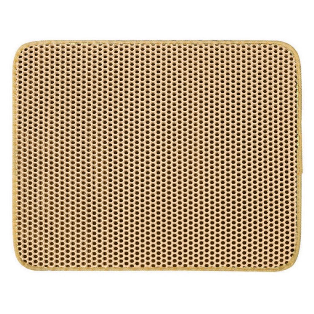 Waterproof Pet Cat Litter Mat Double Layer Pet Litter Box Mat Non-slip Sand Cat Pad Washable Bed Mat Clean Pad Products