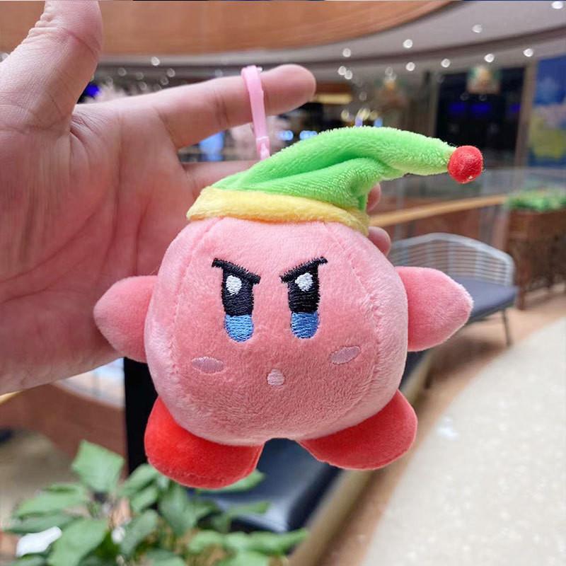 Starry Lovely Kirby Plush Keychain Cute Bag Pendant Soft Toy Ideal For Gifts Birthday